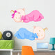 Sleeping Babies Wall Decal