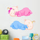 Sleeping Babies Wall Decal