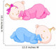 Sleeping Babies Wall Decal