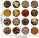 Various Spices Food Wall Decal