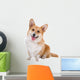 Welsh Corgi Pembroke Dog Sticking Out Tongue Wall Decal