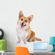Welsh Corgi Pembroke Dog Sticking Out Tongue Wall Decal