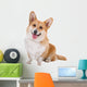 Welsh Corgi Pembroke Dog Sticking Out Tongue Wall Decal