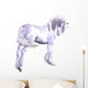 Silver Unicorn Wall Decal