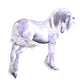 Silver Unicorn Wall Decal