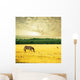 Zebra on sunrise Wall Mural