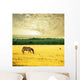 Zebra on sunrise Wall Mural