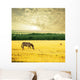 Zebra on sunrise Wall Mural