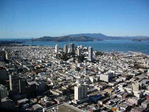 Vue Aerienne San Francisco Wall Decal