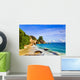 Tropical beach Source D'Argent at island La Digue, Seychelles Wall Mural