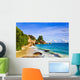 Tropical beach Source D'Argent at island La Digue, Seychelles Wall Mural