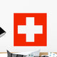 Switzerland Flag Wall Mural