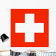 Switzerland Flag Wall Mural