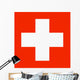 Switzerland Flag Wall Mural