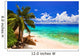Tropical Beach at Island La Digue Seychelles Wall Mural
