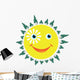 Smiling Sun Wall Mural