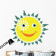 Smiling Sun Wall Mural