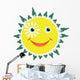 Smiling Sun Wall Mural