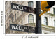 Wall street signs in New York city Wall Mural