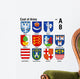 coat of arms ( ab ) Wall Decal