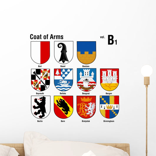 coat of arms ( b1 ) Wall Decal
