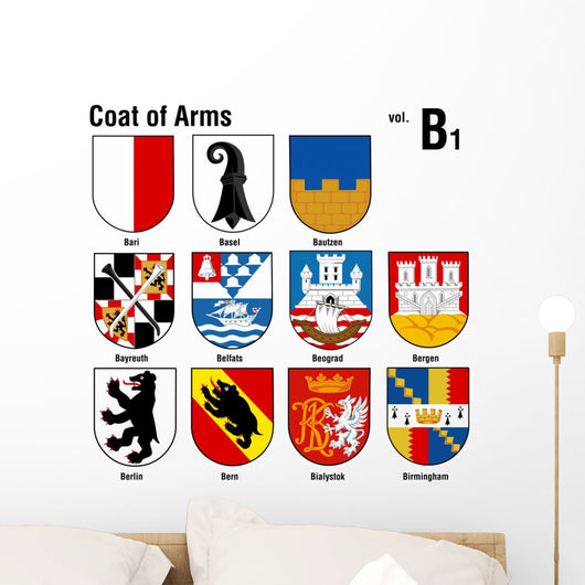 coat of arms ( b1 ) Wall Decal
