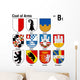 coat of arms ( b1 ) Wall Decal