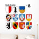 coat of arms ( b1 ) Wall Decal