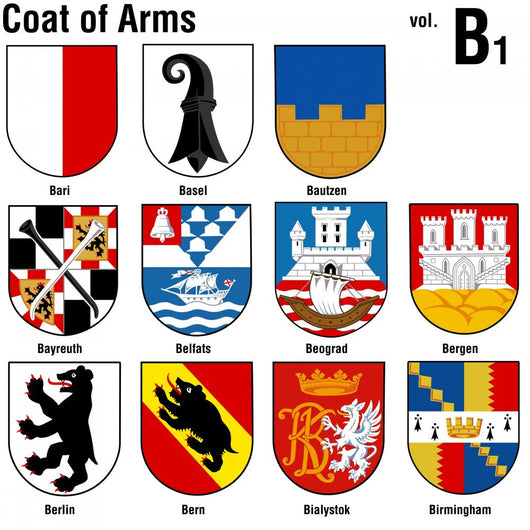 coat of arms ( b1 ) Wall Decal