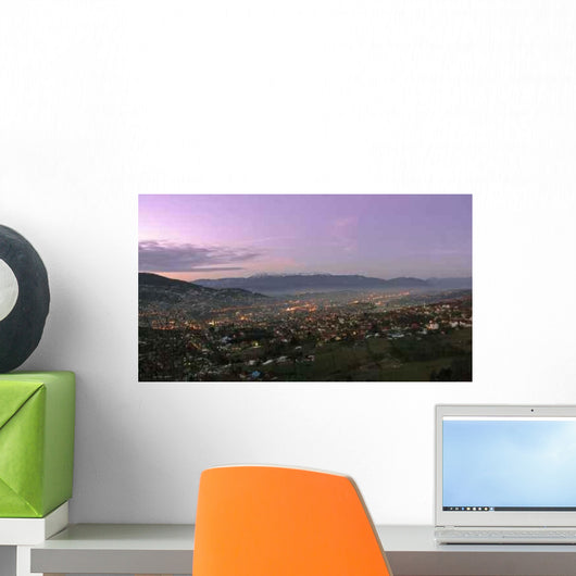 Dawn Sarajevo with Violet Wall Decal