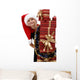 Little Girl Christmas Decoration Wall Decal