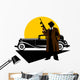 gangsters car Wall Decal