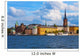 The Old Town in Stockholm, Sweden Wall Mural