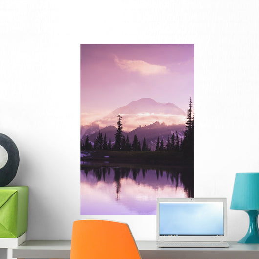 Sunset and Small Reflecting Wall Decal