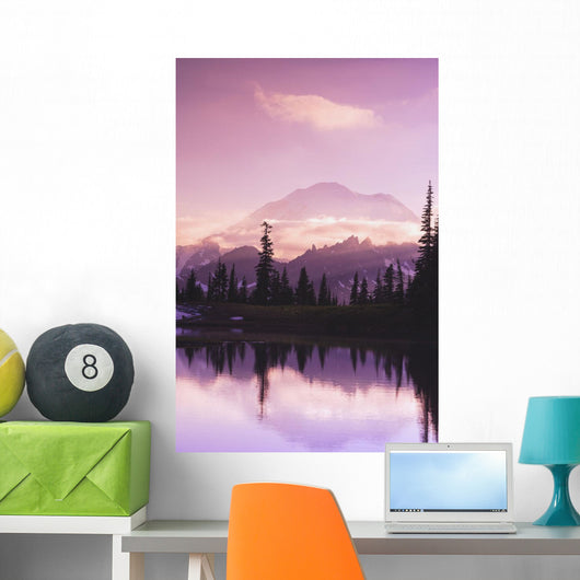 Sunset and Small Reflecting Wall Decal