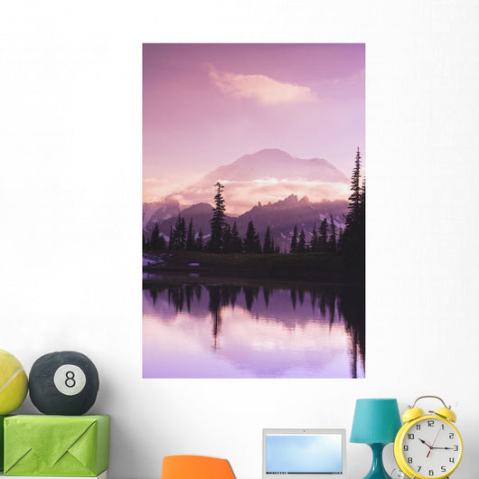 Sunset and Small Reflecting Wall Decal