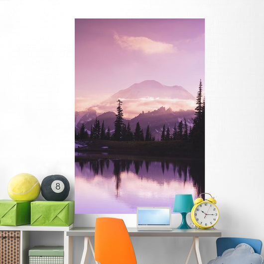 Sunset and Small Reflecting Wall Decal