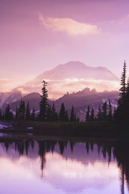 Sunset and Small Reflecting Wall Decal