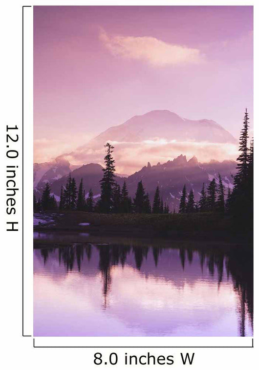 Sunset and Small Reflecting Wall Decal