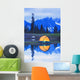 Camping tent Wall Mural