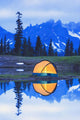 Camping tent Wall Mural