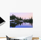 Mount rainier reflected Wall Mural