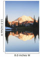 Mount rainier reflected Wall Mural