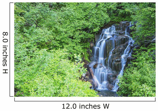 Stevens Creek Waterfall Mount Wall Decal