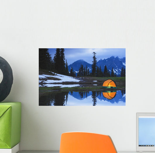 Camping tent Wall Mural