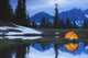 Camping tent Wall Mural