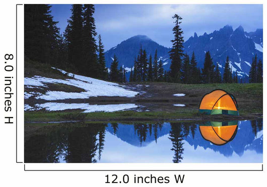 Camping tent Wall Mural