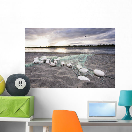 Gill Net Used for Wall Decal