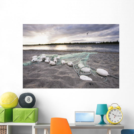 Gill Net Used for Wall Decal