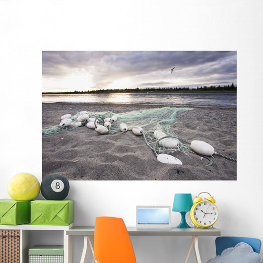 Gill Net Used for Wall Decal